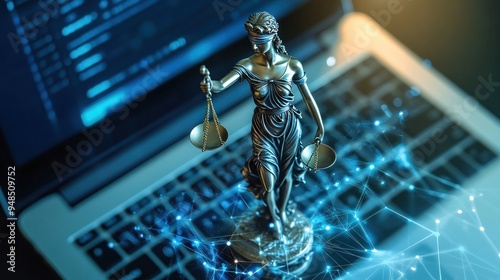 Lady Justice & Technology:  Digital  Law & Cyberjustice photo