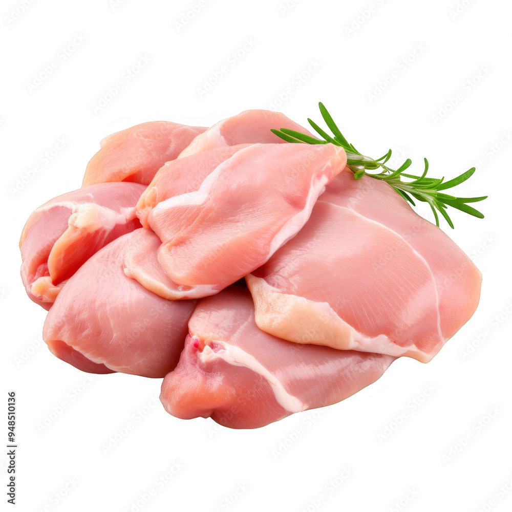 Chicken Meat Isolated on a Transparent Background Chicken Meat Isolated on a Transparent Background