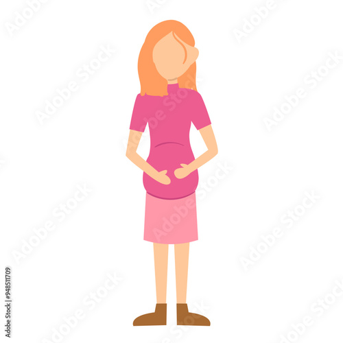 Woman Pregnancy Characters