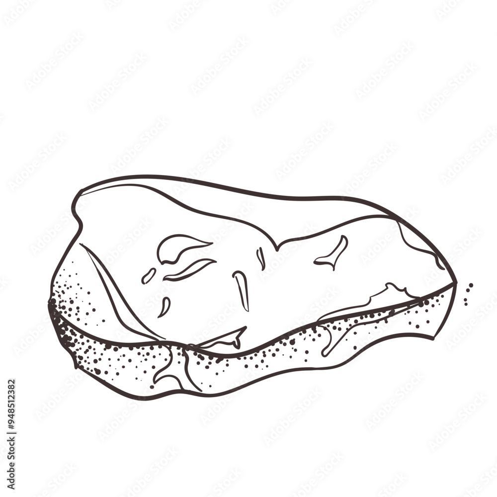 Hand Drawn Meat Carabeef Hand Drawn Meat Carabeef
