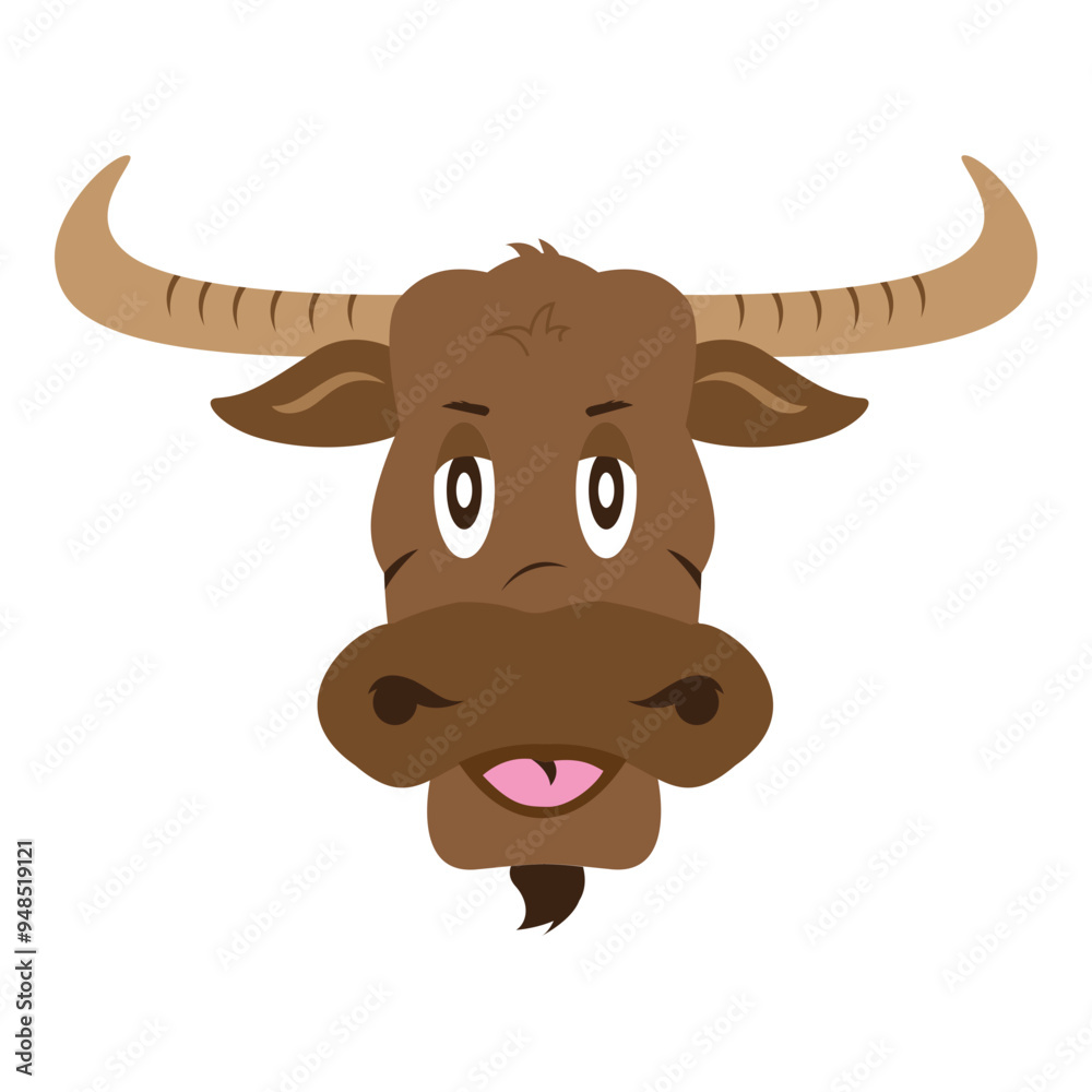 Texas Longhorn Face Texas Longhorn Face