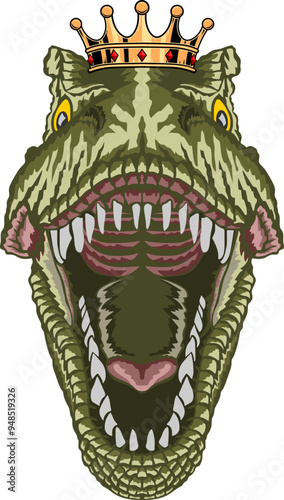 T-Rex Face Crown