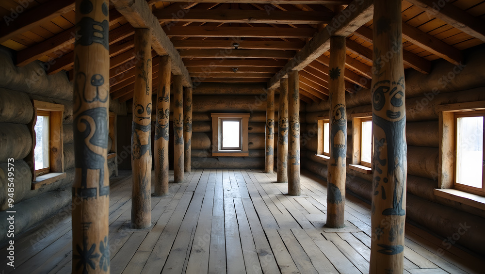 A Haida Longhouse in Canada Poles Inked With Spirits A Haida Longhouse in Canada Poles Inked With Spirits