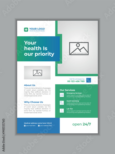 Medical and Healthcare Flyer Template