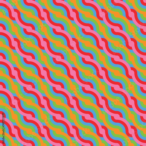 Modern Geometric Pattern Design Illustration