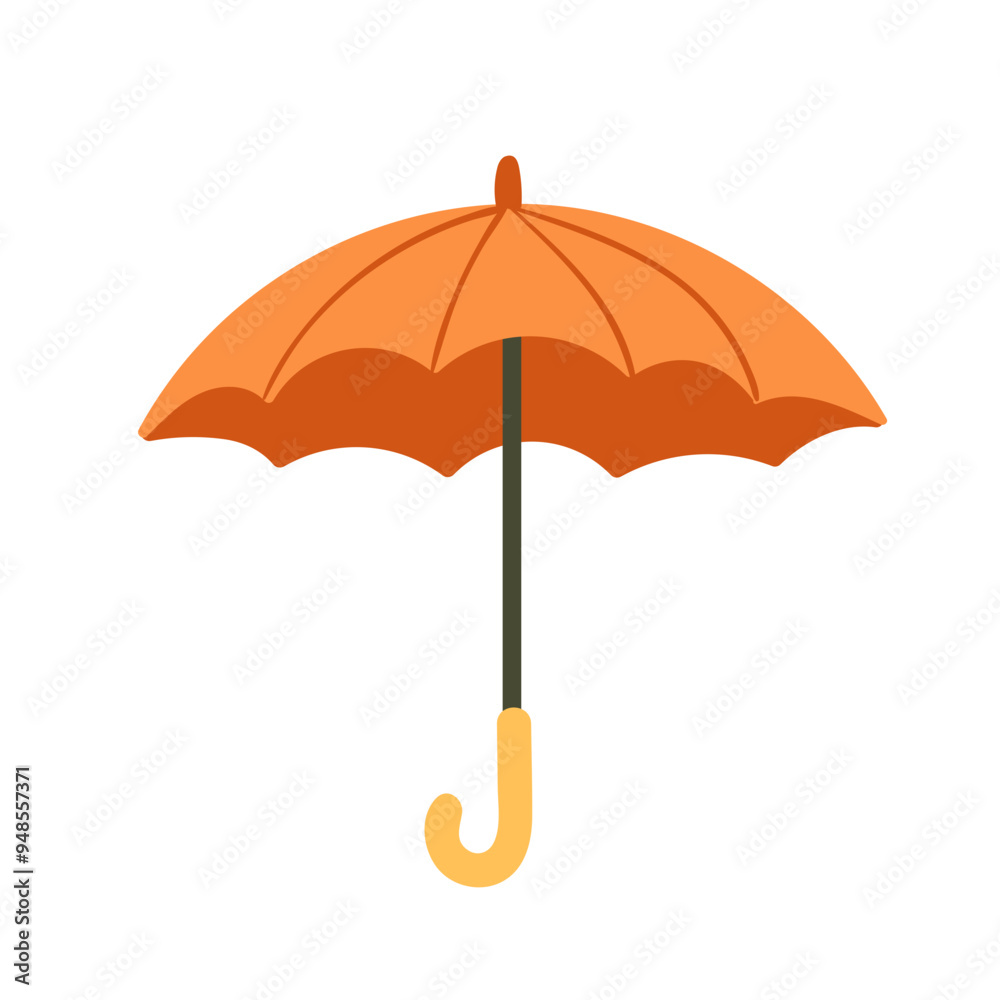 Autumn Thankgiving Elements Umbrella