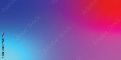 Color gradient background abstract blur red blue pink gradation vector illustration