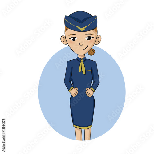 Professional Worker Flight Attendant 