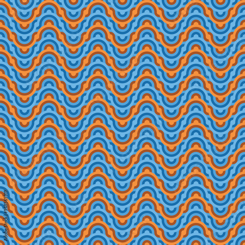 Modern Geometric Pattern Design Illustration