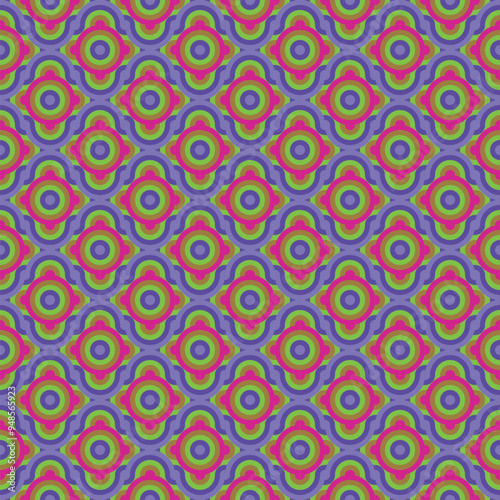 Modern Geometric Pattern Design Illustration