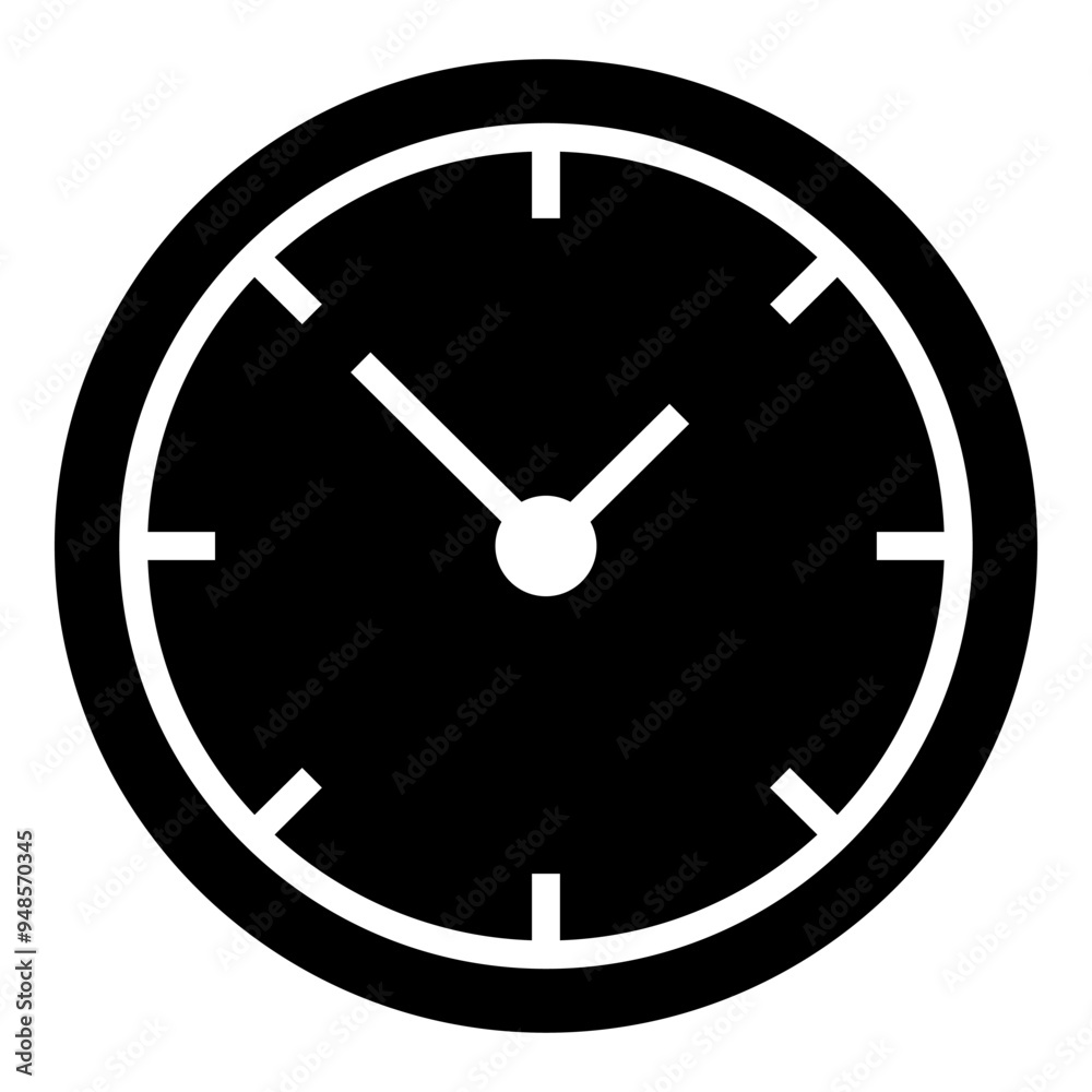 Time clock icon. Wall clock vector icon. Schedule timer sign. Time clock icon. Wall clock vector icon. Schedule timer sign.