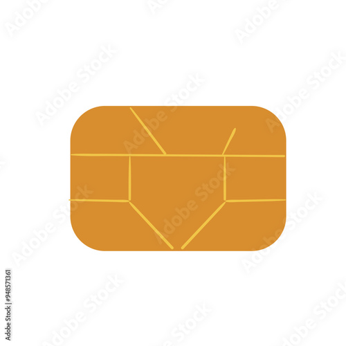 Banking and Money Elements Chip Card