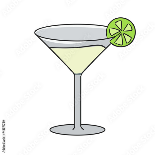 Hand Drawn Cocktail