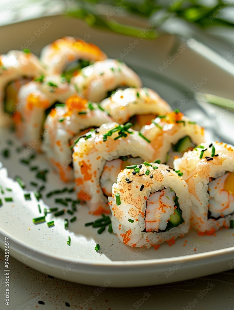 Delicious Shrimp Sushi Rolls: A Culinary Masterpiece Delicious Shrimp Sushi Rolls: A Culinary Masterpiece