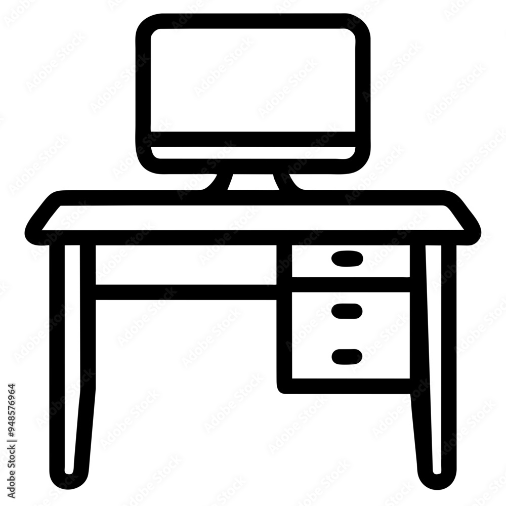 Functional Desk for Productive Work and Study Spaces Functional Desk for Productive Work and Study Spaces