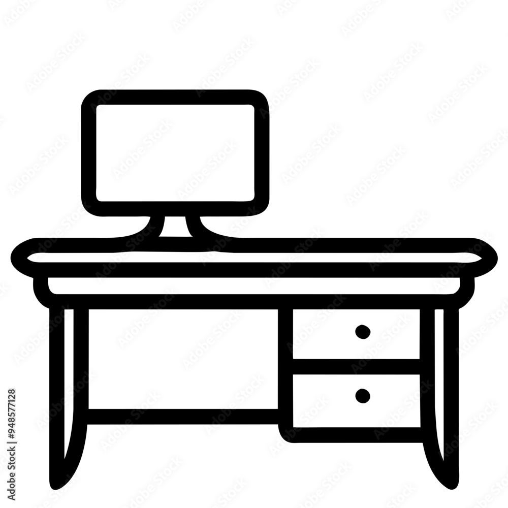 Functional Desk for Productive Work and Study Spaces Functional Desk for Productive Work and Study Spaces