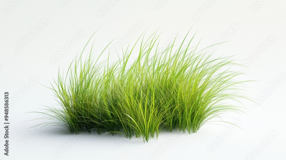 Soft-textured fine hair grass isolated on a clear background, perfect for enhancing garden compositions with natural elements Soft-textured fine hair grass isolated on a clear background, perfect for enhancing garden compositions with natural elements
