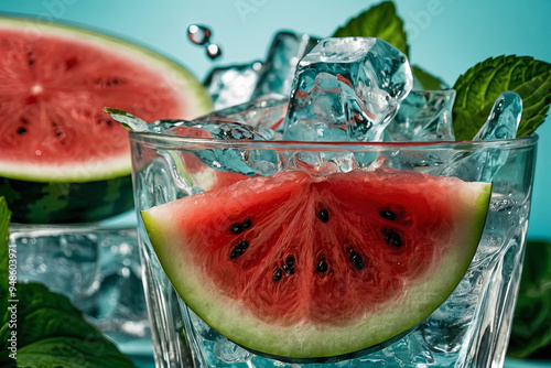 watermelon one of the summer fruits that make water in the mouth asking for more photo