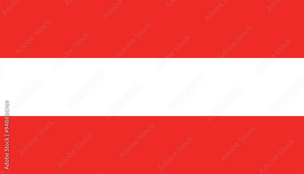 Flag of Austria , Austrian National Flag flat vector Flag of Austria , Austrian National Flag flat vector