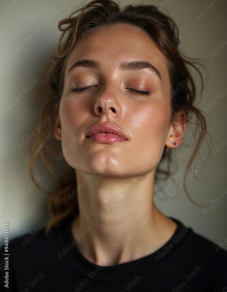 Cosmetics skincare concept | Healthy facial skin portrait. Cosmetics skincare concept | Healthy facial skin portrait.