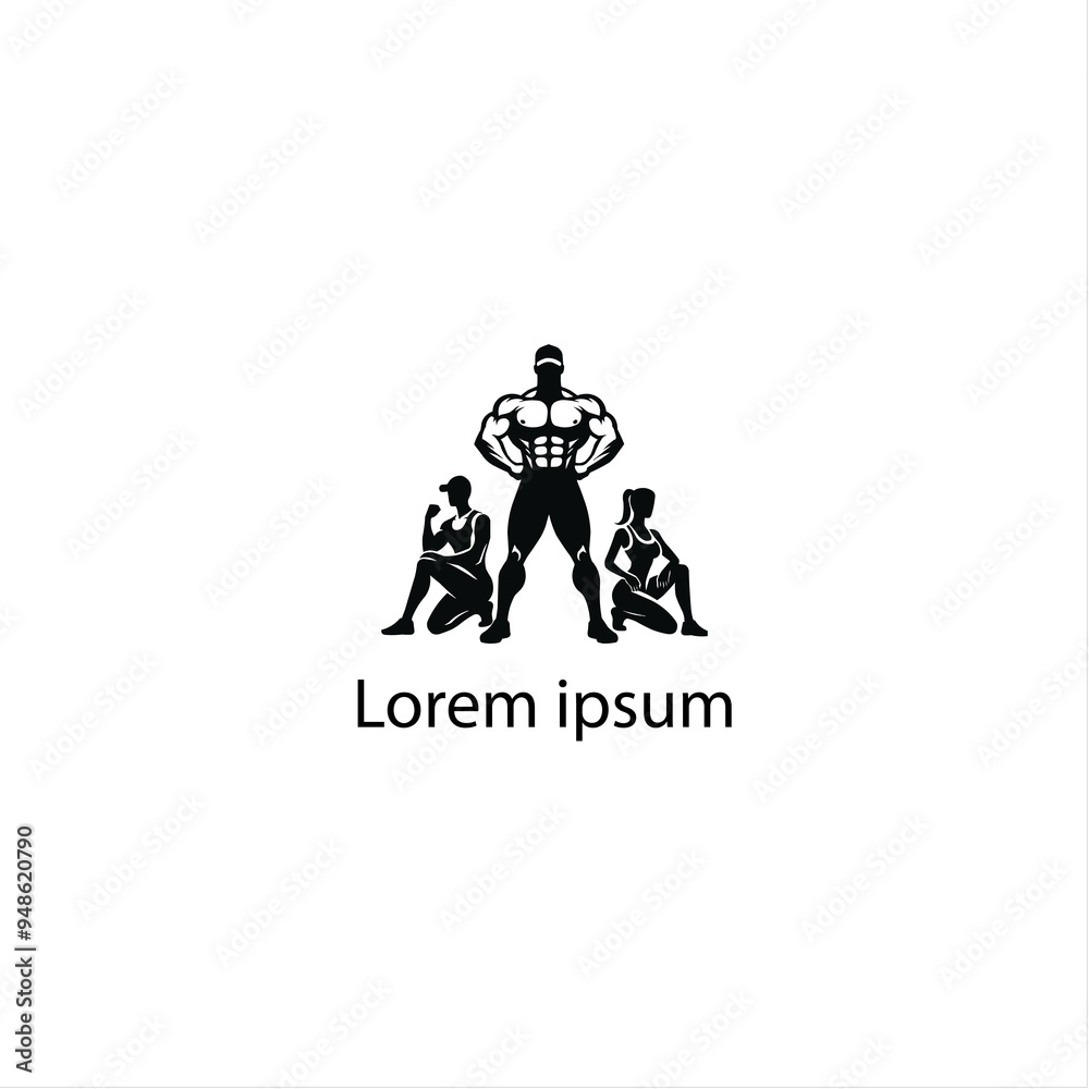 Gym Fitness Logo Design Gym Fitness Logo Design