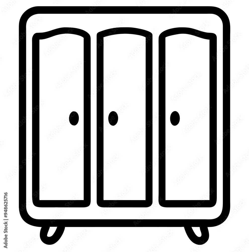 Spacious Wardrobe for Organized Clothing Storage Spacious Wardrobe for Organized Clothing Storage
