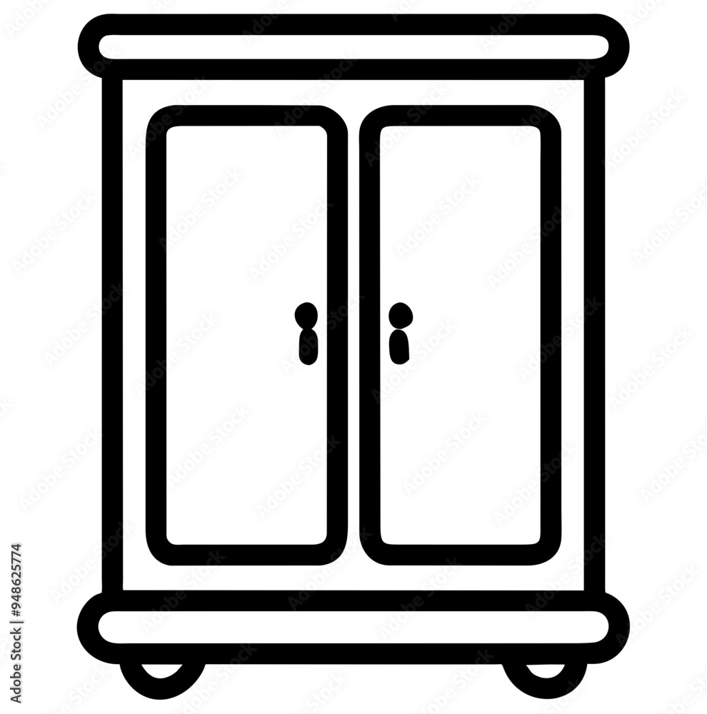 Spacious Wardrobe for Organized Clothing Storage Spacious Wardrobe for Organized Clothing Storage