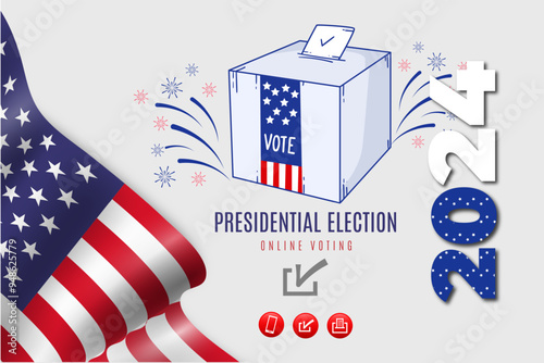 2024 us presidential election concept