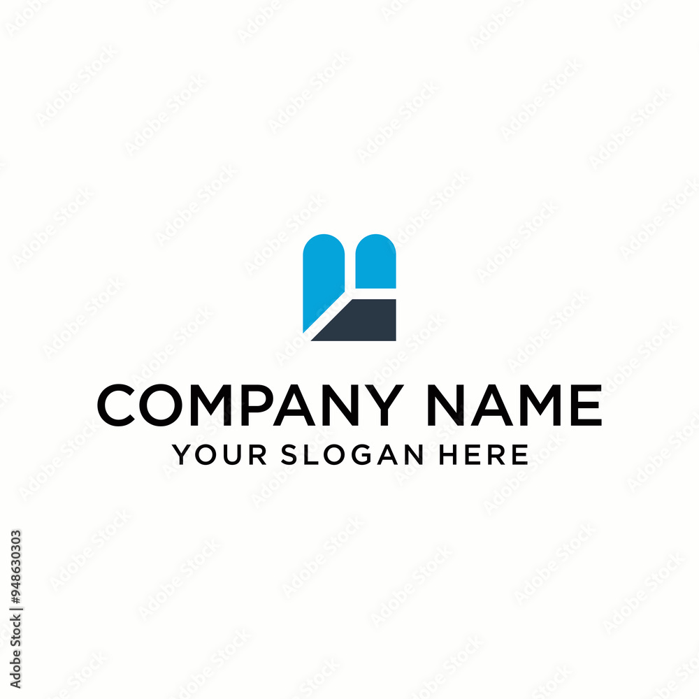 A very simple LB-shaped creative design line A very simple LB-shaped creative design line