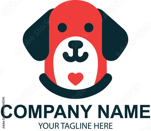 vector pet logo design 