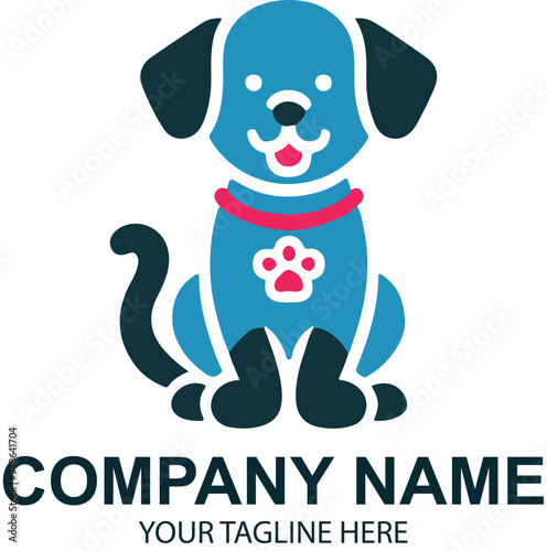 vector pet logo design 