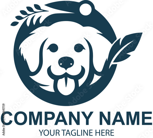 vector pet logo design 