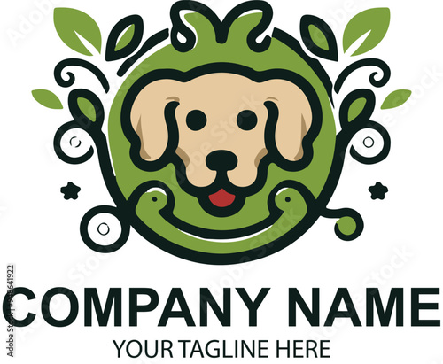 vector pet logo design 