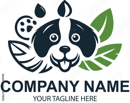 vector pet logo design 