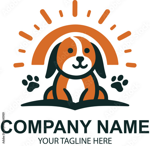 vector pet logo design 