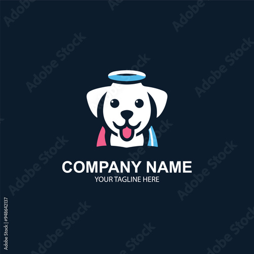 vector pet logo design 