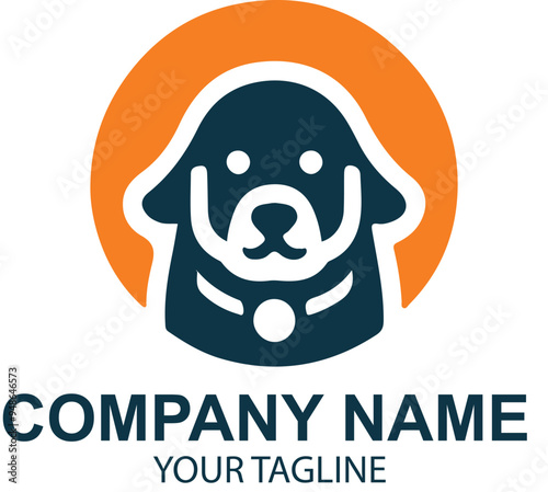 vector pet logo design 