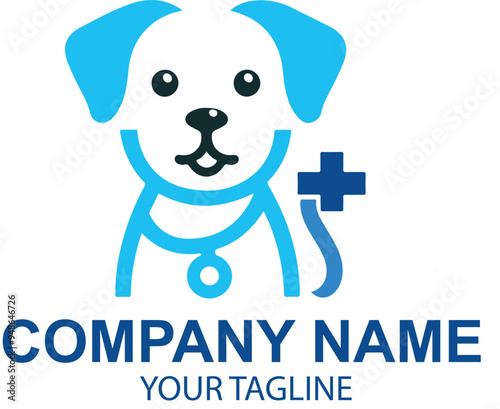 vector pet logo design 