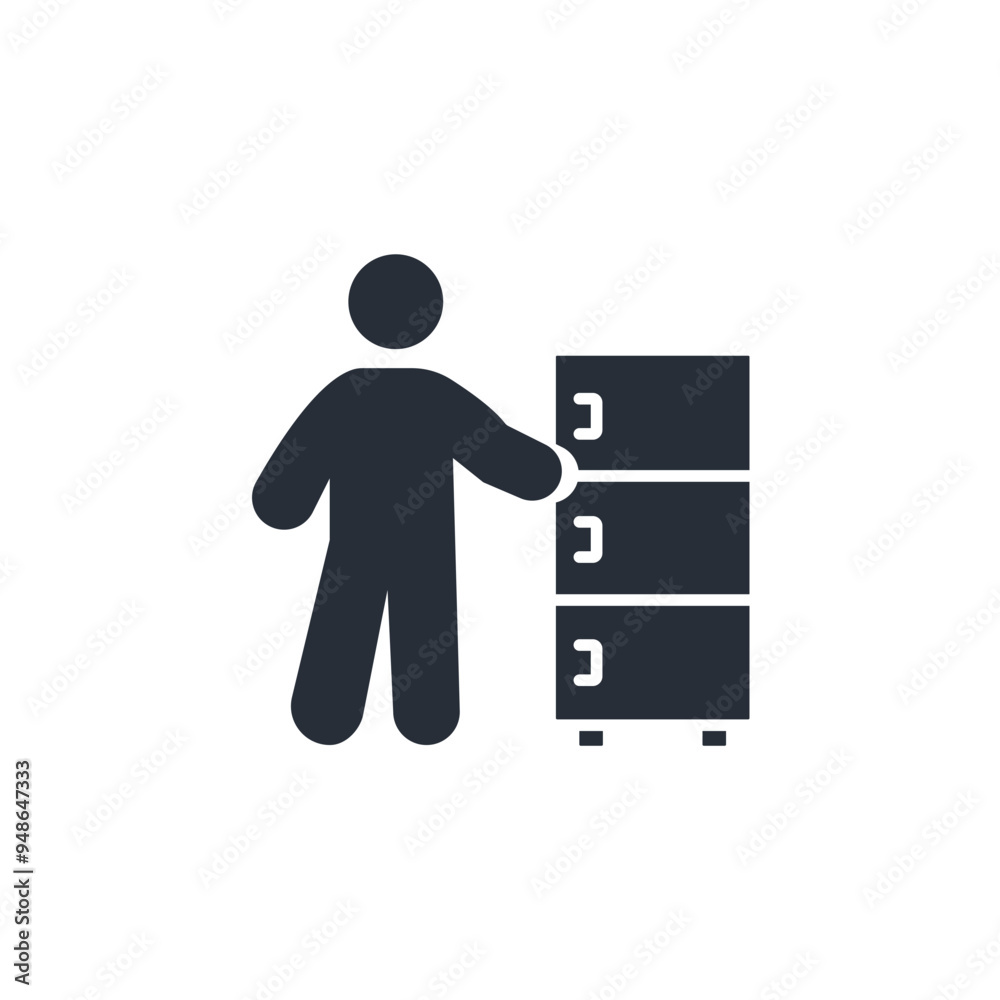 file cabinet icon. vector.Editable stroke.linear style sign for use web design,logo.Symbol illustration. file cabinet icon. vector.Editable stroke.linear style sign for use web design,logo.Symbol illustration.