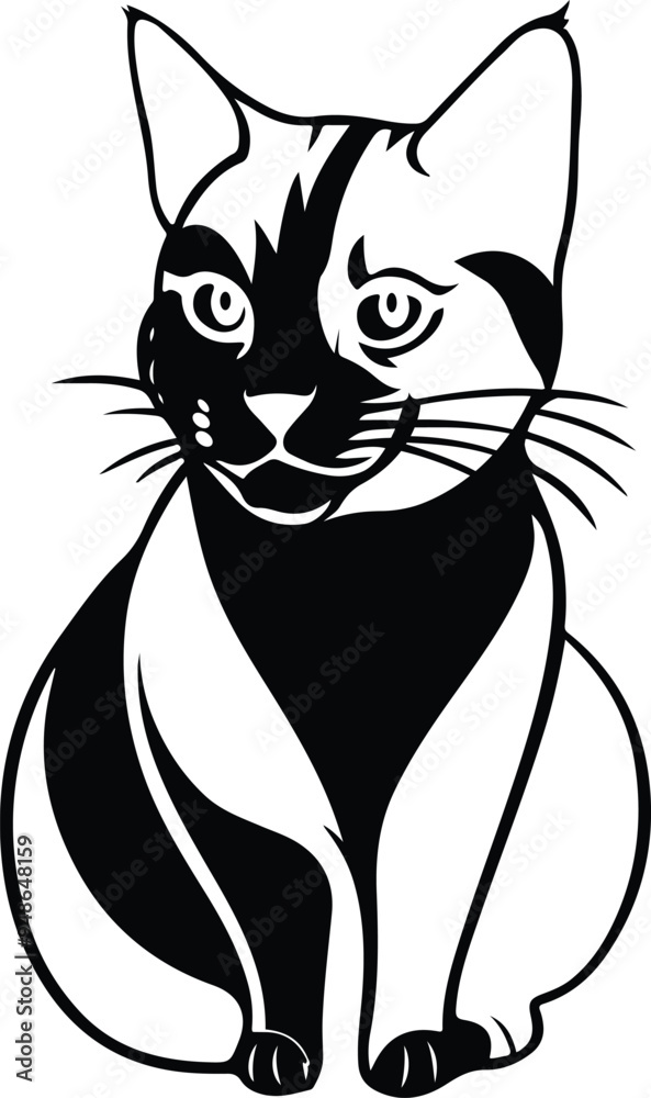 Obraz premium Happy Cat vector