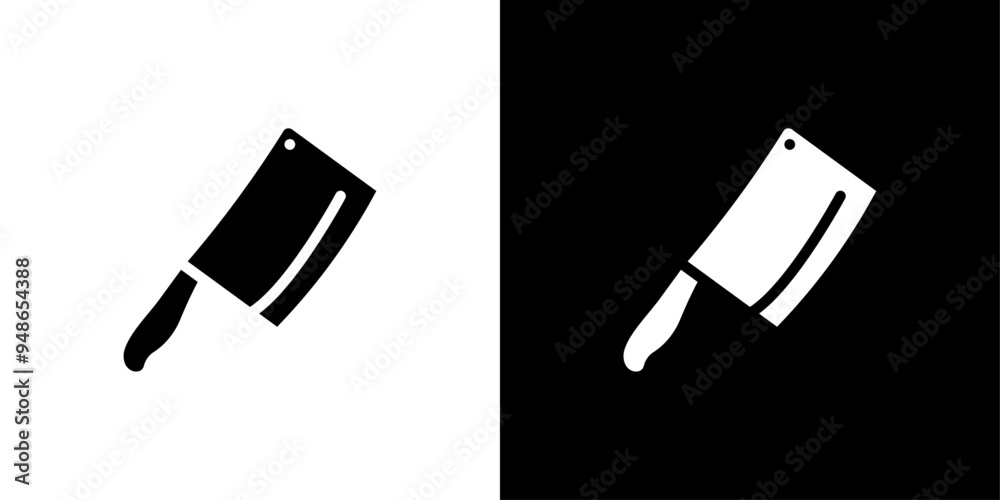 cooking chef knife icon Flat fill set collection cooking chef knife icon Flat fill set collection