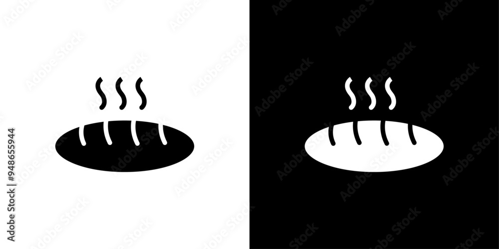 fresh bread icon Flat fill set collection fresh bread icon Flat fill set collection