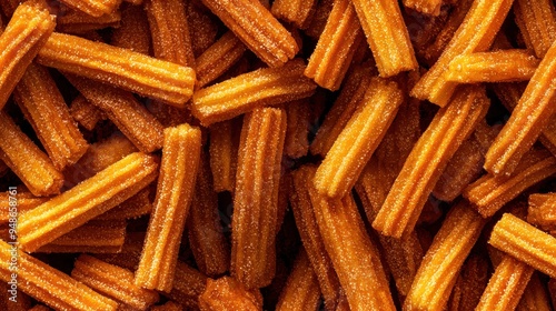 Close-Up Photo of Churros Neatly Arranged for a Sweet and Delicious Spanish Treat