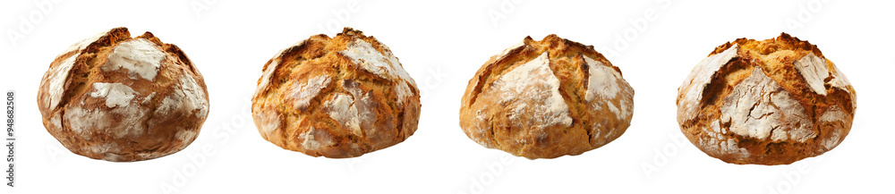 Soda Bread Png collection isolated on white or transparent background Soda Bread Png collection isolated on white or transparent background