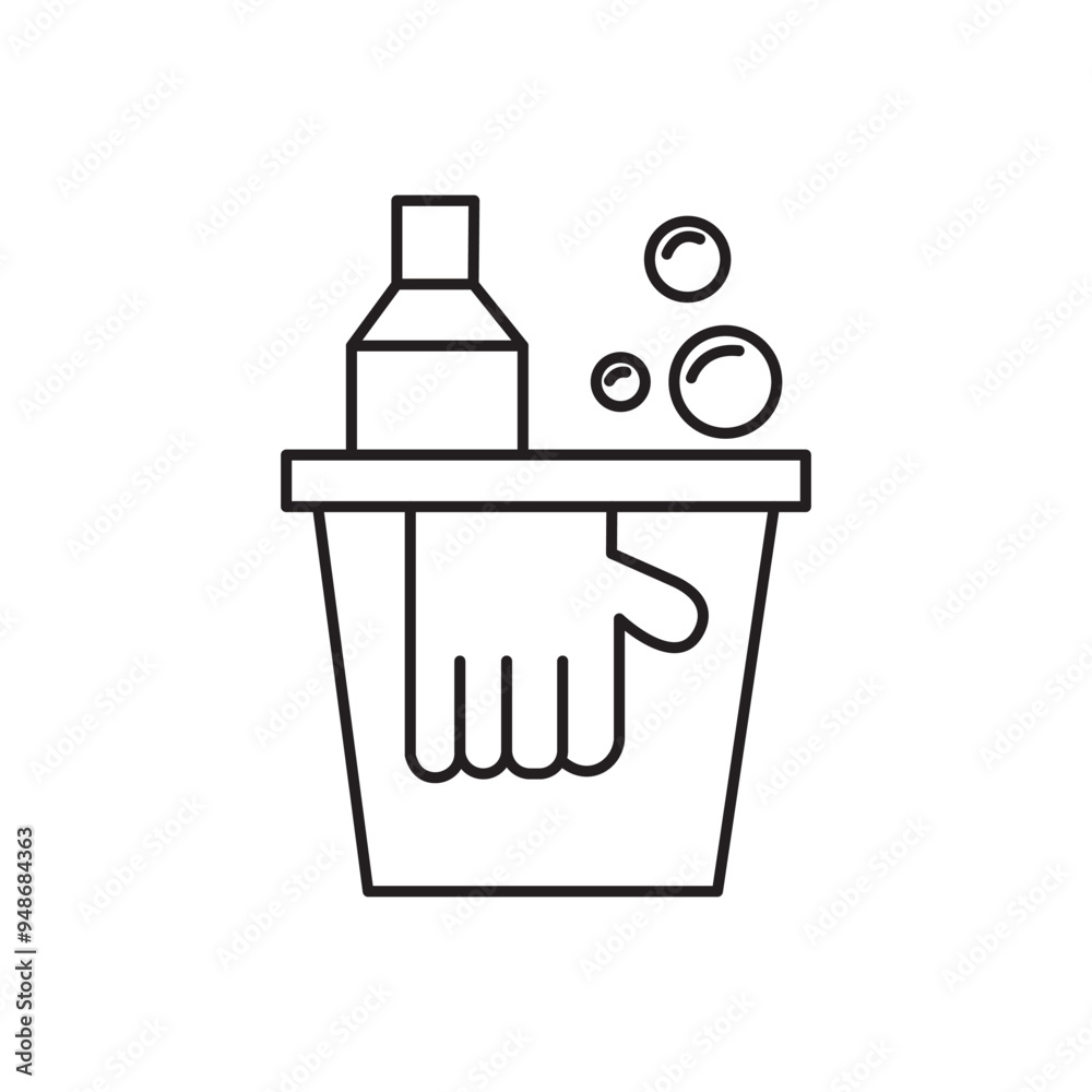 cleaning icon vector set collection isolated on a white background cleaning icon vector set collection isolated on a white background