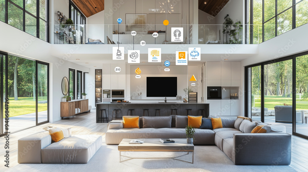 cozy home with a secure digital cozy home with a secure digital