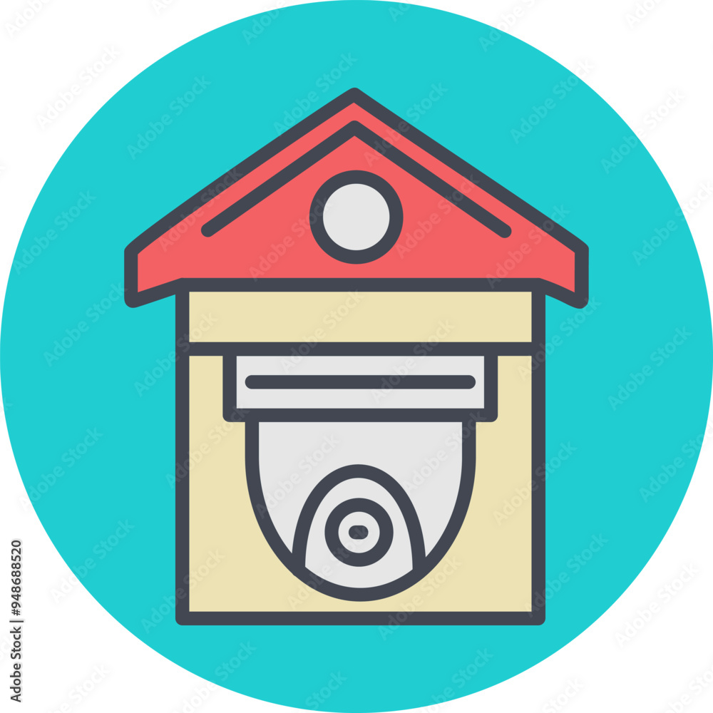 Security Camera Vector Icon Security Camera Vector Icon
