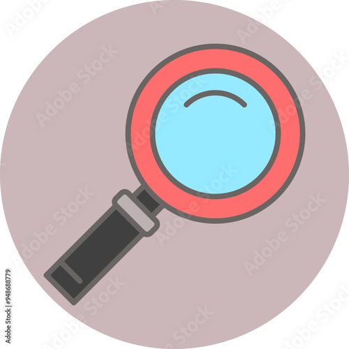 Magnifying Glass Vector Icon