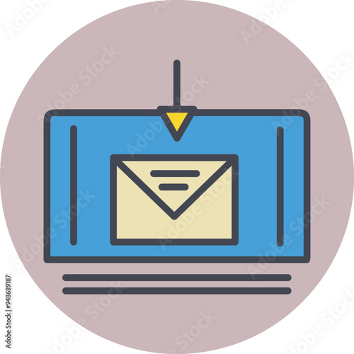 Mail Download Vector Icon