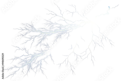 Easy to use real lightning isolated on transparent Background 